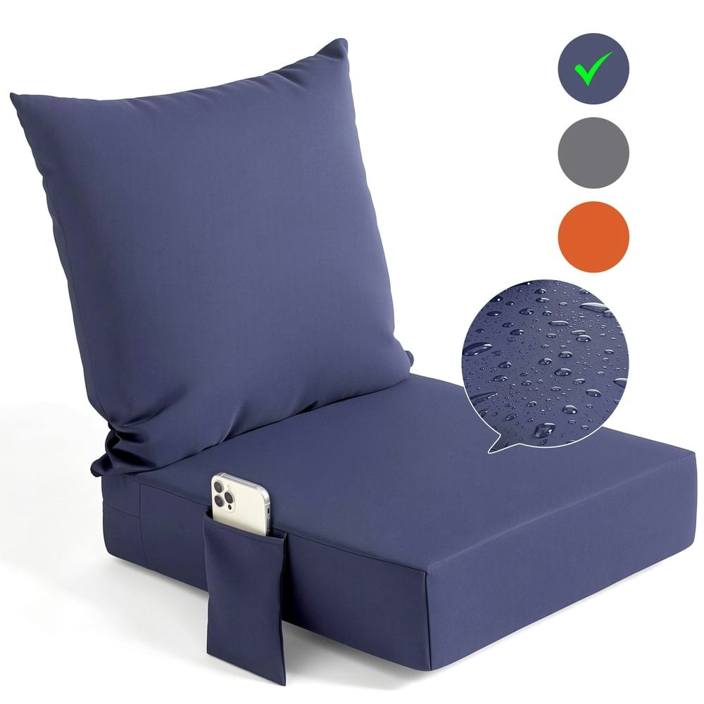 Biotree Waterproof Patio Chair Cushions: $54.99 Biotree Waterproof Patio Chair Cushions: $54.99