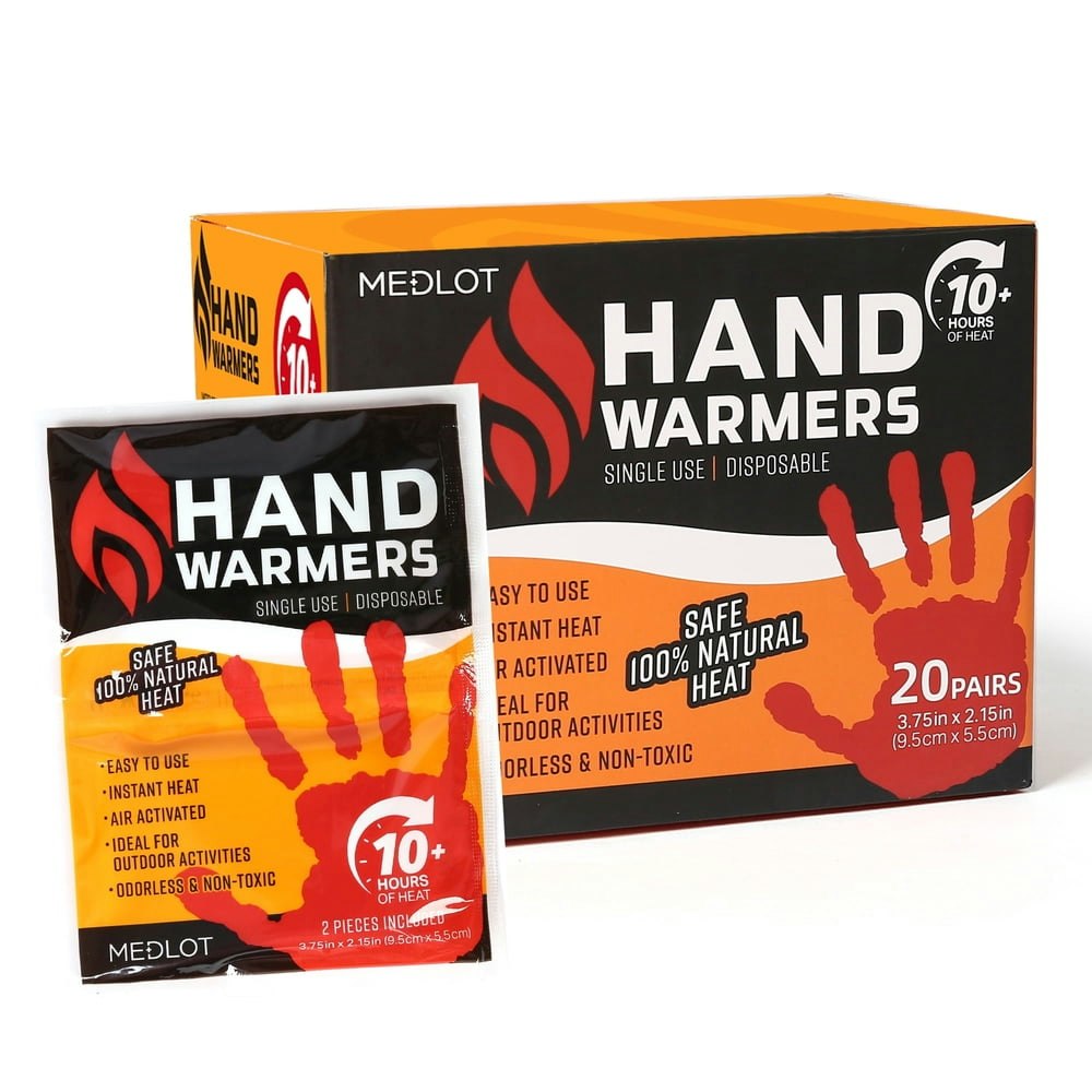 LotFancy Air Activated Hand Warmers 20-Pair Pack: $16.99