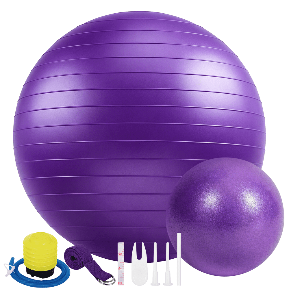 Cshidworld 26-inch Exercise and Pilates Ball Set: $16.59 Cshidworld 26-inch Exercise and Pilates Ball Set: $16.59