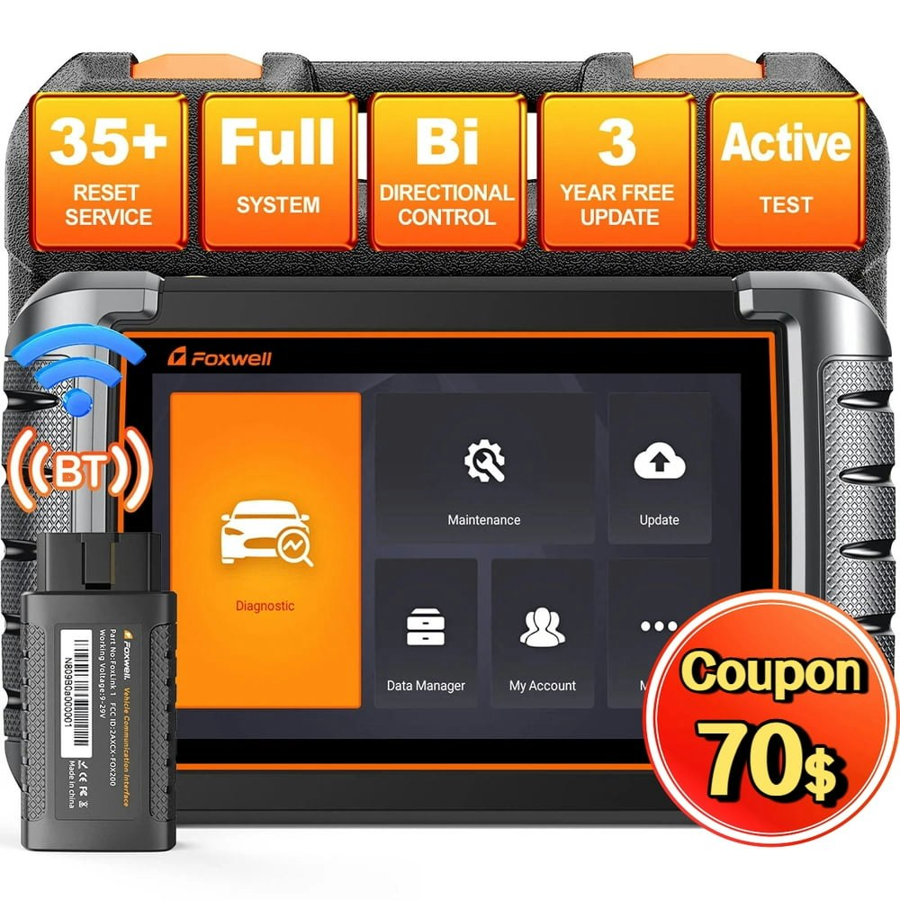 Foxwell NT809BT Bluetooth Bidirectional OBD2 Diagnostic Scanner: $399.99 Foxwell NT809BT Bluetooth Bidirectional OBD2 Diagnostic Scanner: $399.99