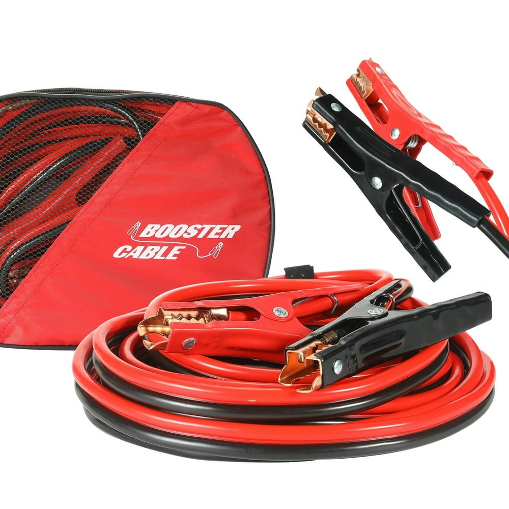 Heavy Duty Car Battery Jumper Cables 8-Gauge 10-Foot: $13.59