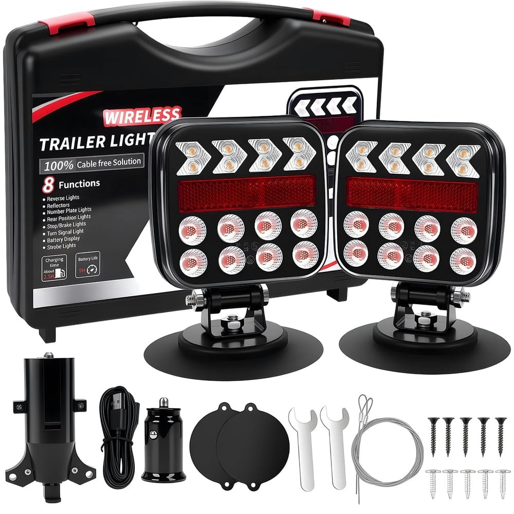 West Bay Magnetic Wireless Trailer Light Kit 2-Pack: $56.69