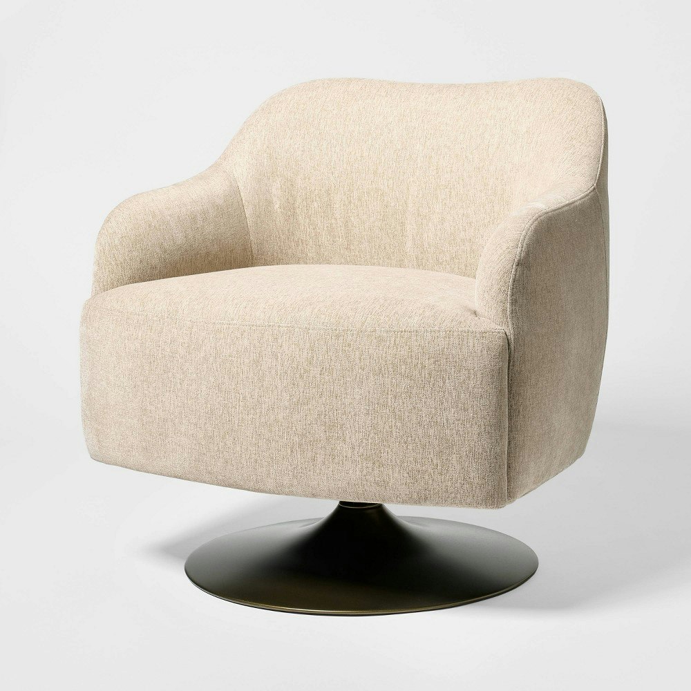 Threshold designed with Studio McGee Upholstered Swivel Accent Chair: $380