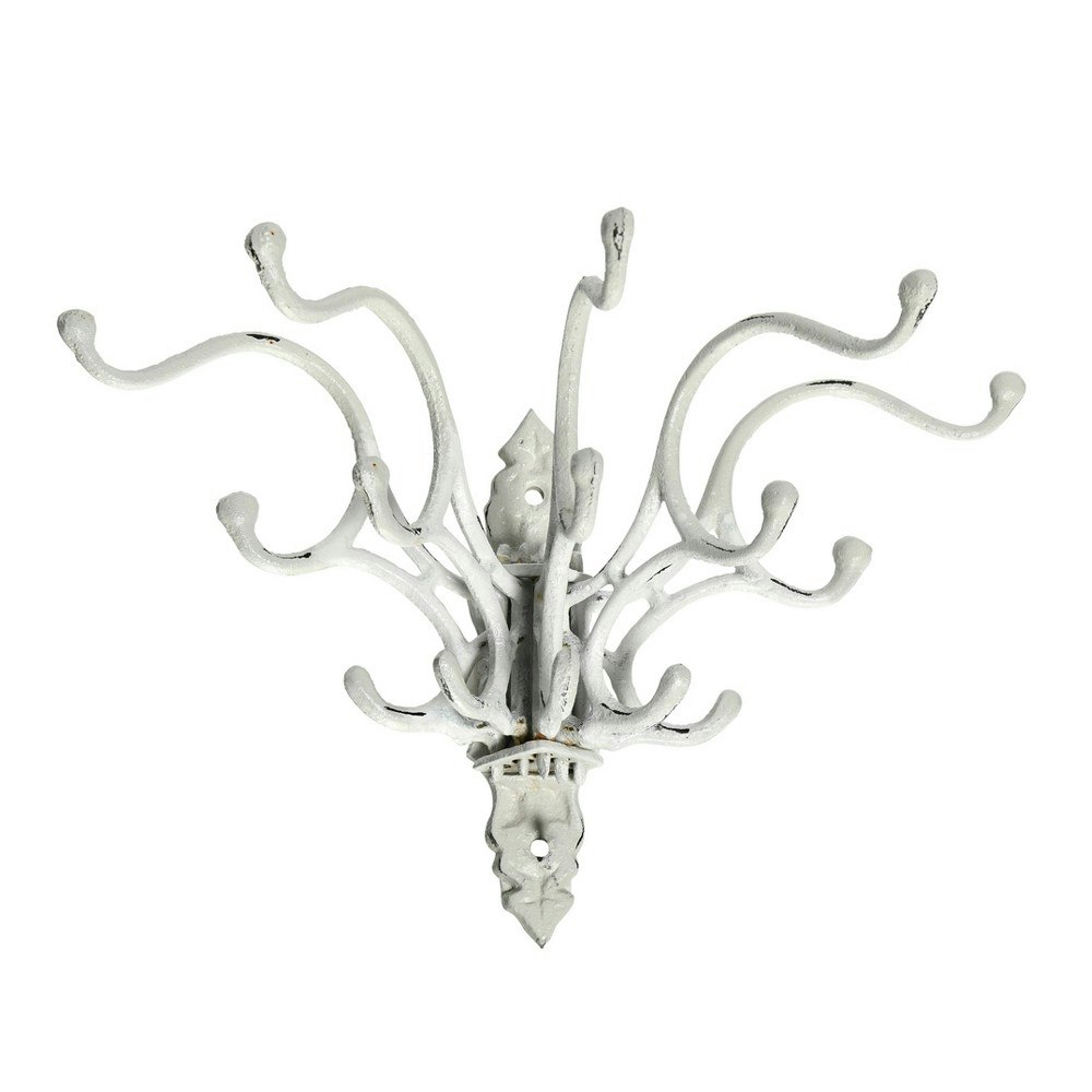 Storied Home Antique Decorative Cast Iron Multi-Hook Wall Hanger: $16.59