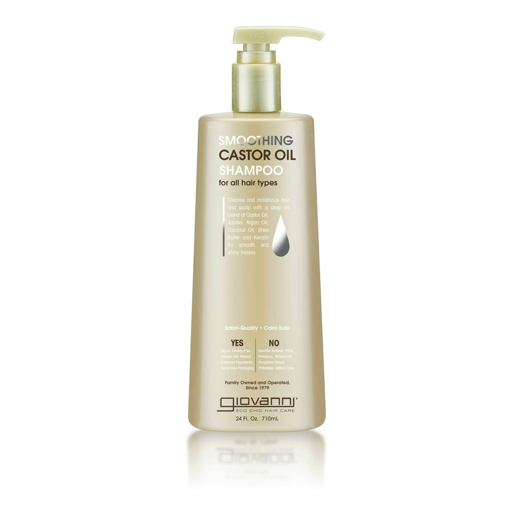 Giovanni Smoothing Castor Oil Shampoo 24 fl oz: $17.59 Giovanni Smoothing Castor Oil Shampoo 24 fl oz: $17.59