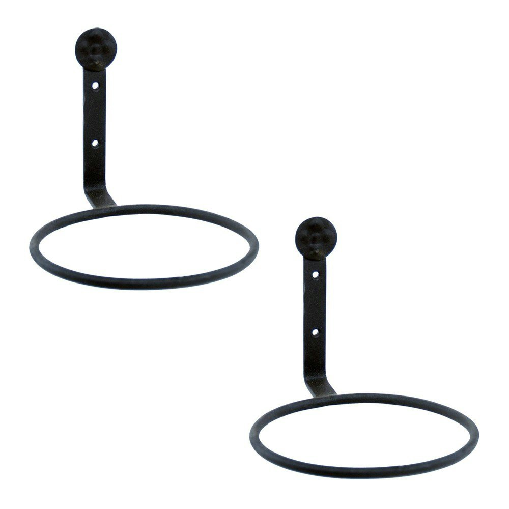 Achla Designs 6-Inch Wall Mounted Flower Pot Holder Ring Brackets 2-Pack: $28.99 Achla Designs 6-Inch Wall Mounted Flower Pot Holder Ring Brackets 2-Pack: $28.99
