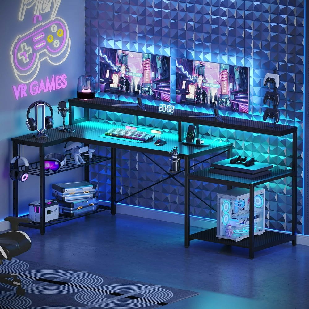 Bestier 71-inch L-Shaped Gaming Desk: $109.55 Bestier 71-inch L-Shaped Gaming Desk: $109.55