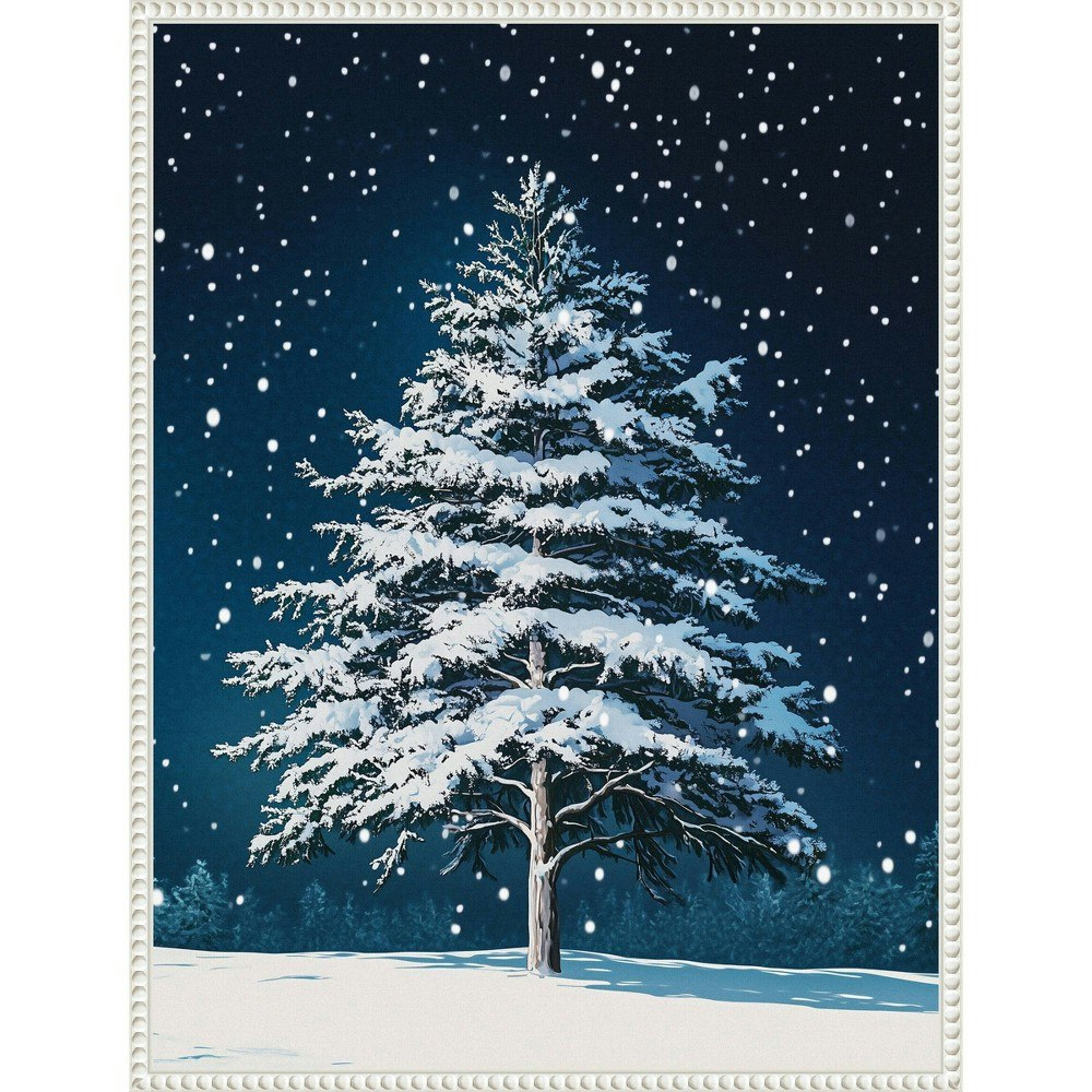 Amanti Art Winter Snowy Pine Tree by Pictufy Studio 23"x30" Framed Canvas Wall Art: $112.99 Amanti Art Winter Snowy Pine Tree by Pictufy Studio 23"x30" Framed Canvas Wall Art: $112.99