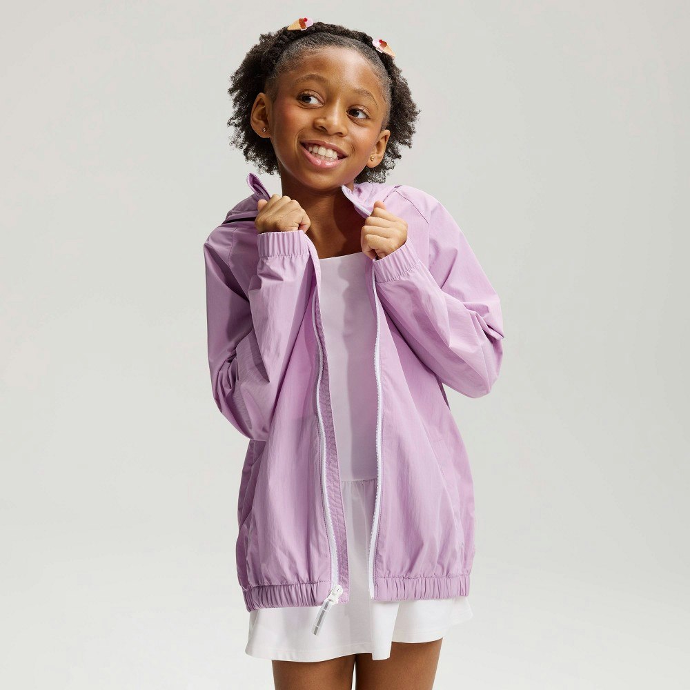 Cat & Jack Girls' Unlined Rain Jacket: $28 Cat & Jack Girls' Unlined Rain Jacket: $28