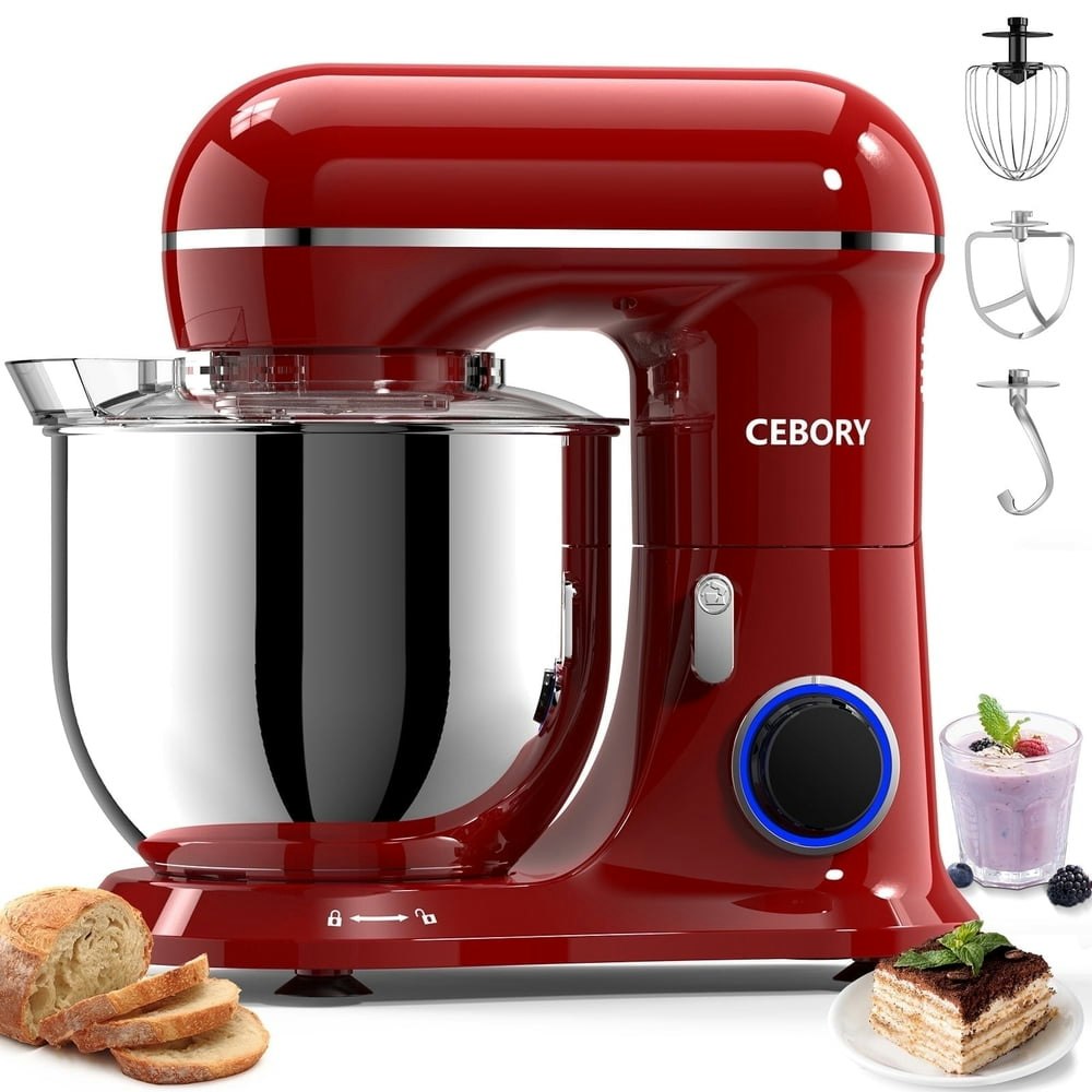 Cebory 6.5-Quart 10-Speed Stand Mixer: $99.59