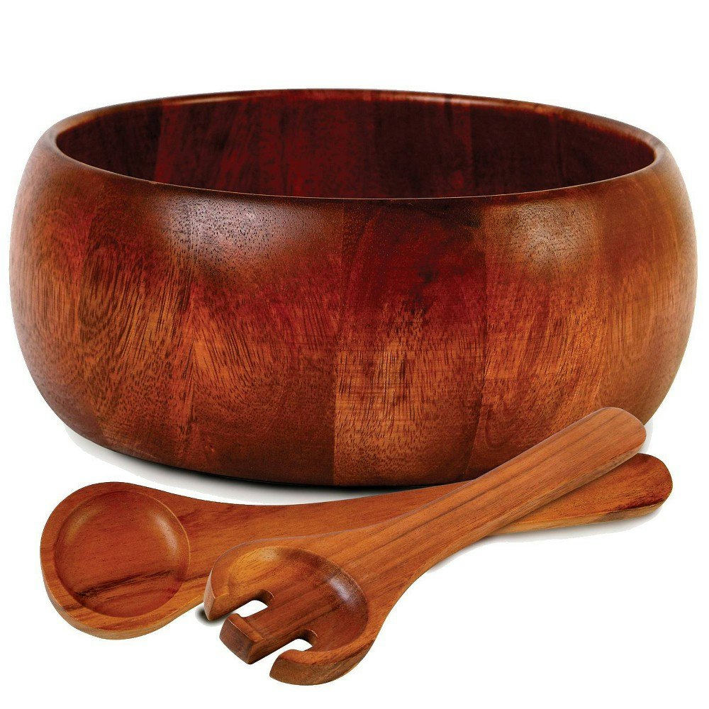 Gibson Home Laroda Wooden Salad Bowls 3-Pack: $27.49 Gibson Home Laroda Wooden Salad Bowls 3-Pack: $27.49