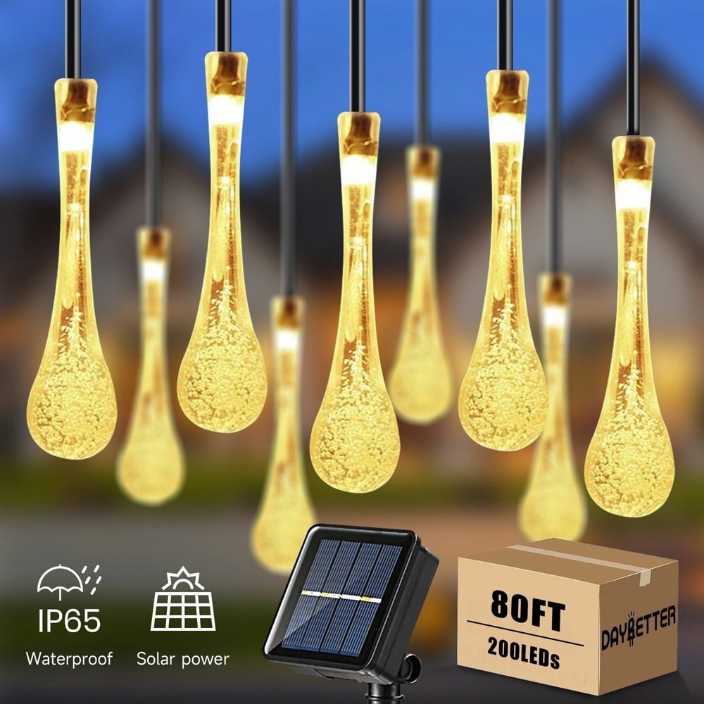 Daybetter 80-Foot 200-LED Solar String Lights: $24.99 Daybetter 80-Foot 200-LED Solar String Lights: $24.99