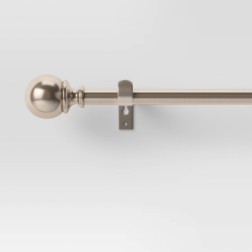 Threshold 66-120-Inch Ball Double Curtain Rod: $45 Threshold 66-120-Inch Ball Double Curtain Rod: $45