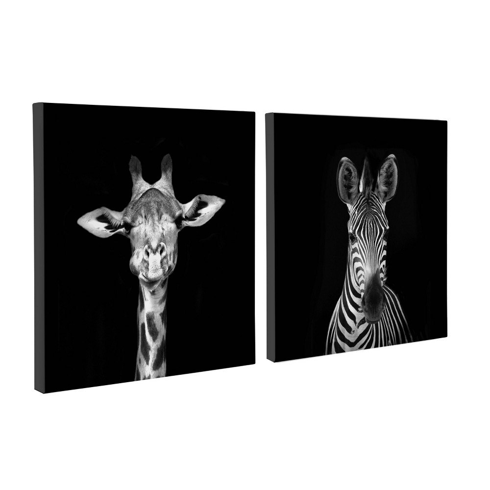Kate & Laurel Minimalist Animal Portrait Wall Canvas 2-Pack: $99.99 Kate & Laurel Minimalist Animal Portrait Wall Canvas 2-Pack: $99.99