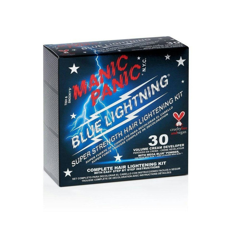 Manic Panic Blue Lightning Hair Bleach Kit: $13.99 Manic Panic Blue Lightning Hair Bleach Kit: $13.99