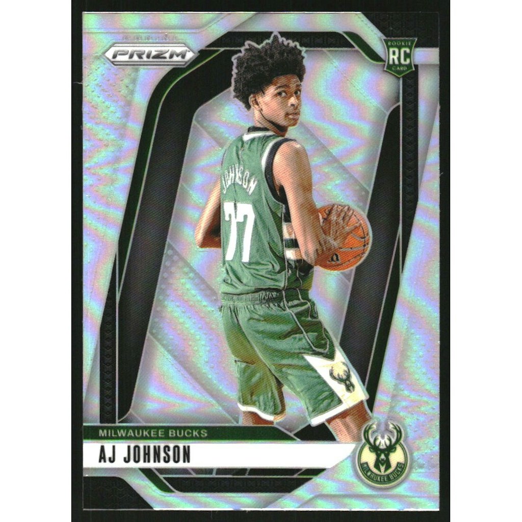 2024-25 Panini Prizm AJ Johnson Silver Prizm Card #251: $12 2024-25 Panini Prizm AJ Johnson Silver Prizm Card #251: $12