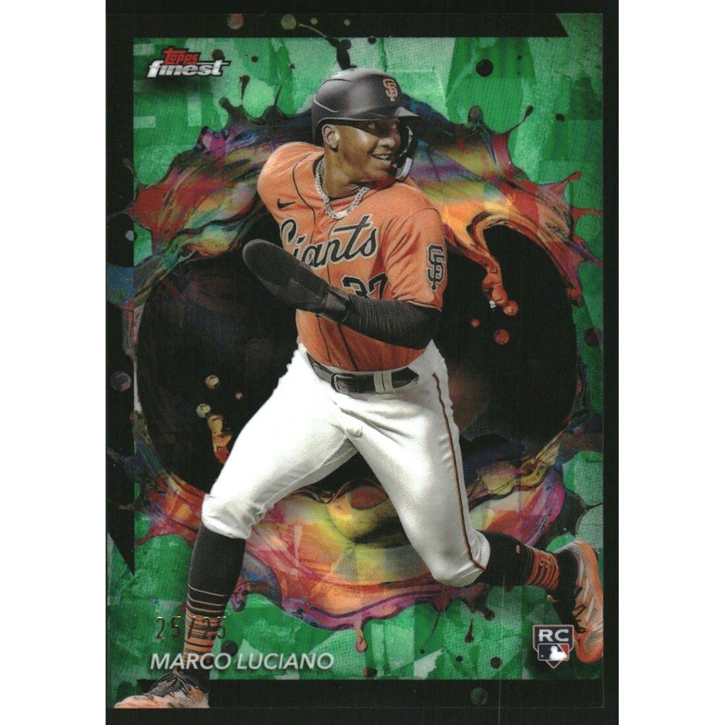 2024 Finest Marco Luciano Green Refractor Card: $18 2024 Finest Marco Luciano Green Refractor Card: $18