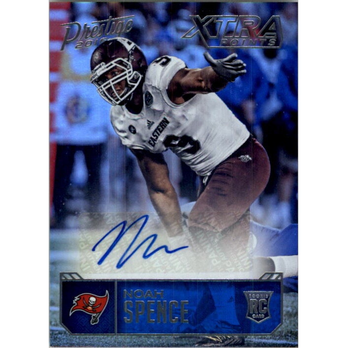 2016 Prestige Noah Spence Rookie Autograph Platinum Card: $10 2016 Prestige Noah Spence Rookie Autograph Platinum Card: $10