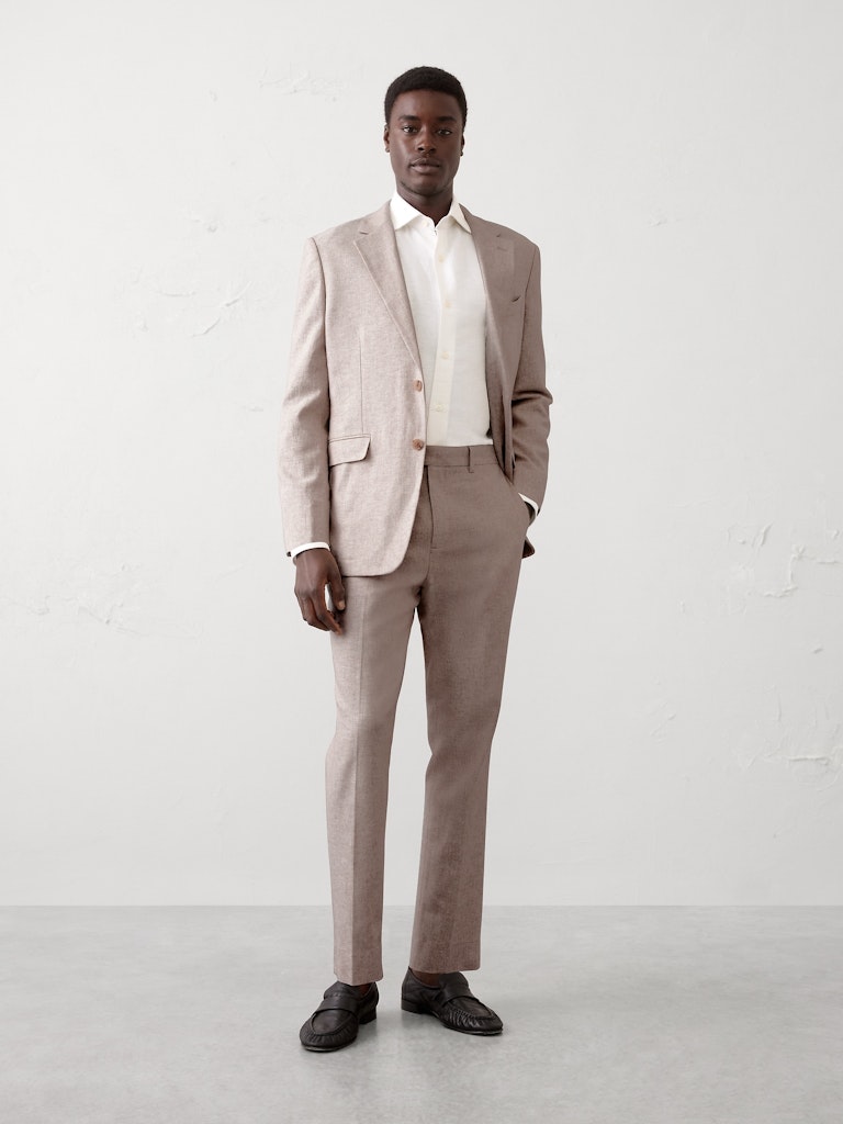 Linen-Blend Herringbone Suit Trouser: $70 Linen-Blend Herringbone Suit Trouser: $70