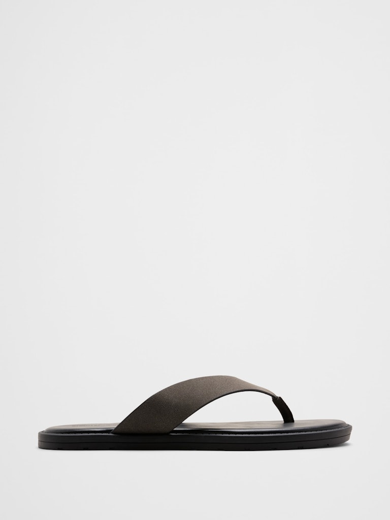 Vegan Leather Flip Flops: $40 Vegan Leather Flip Flops: $40