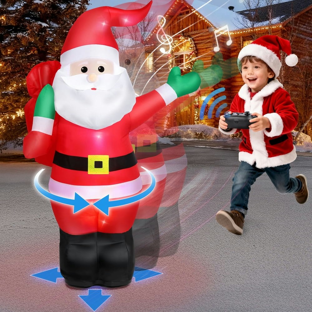 Firstness 4-Foot Remote Control Inflatable Santa Claus Car: $33.99 Firstness 4-Foot Remote Control Inflatable Santa Claus Car: $33.99