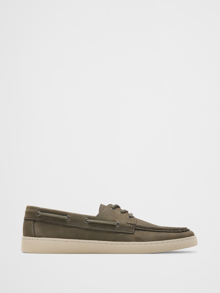 Vegan Suede Boat Shoe: $70 Vegan Suede Boat Shoe: $70