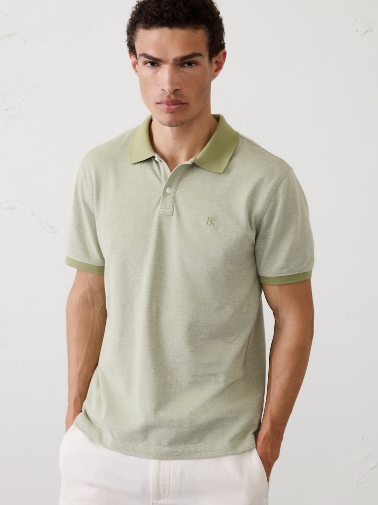 Standard-Fit Pique Polo: $25 Standard-Fit Pique Polo: $25