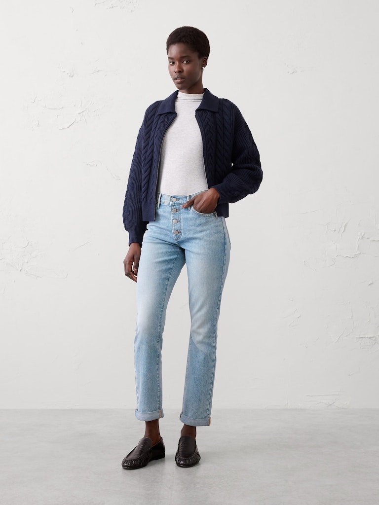 Girlfriend Mid-Rise Jean: $69.97 Girlfriend Mid-Rise Jean: $69.97