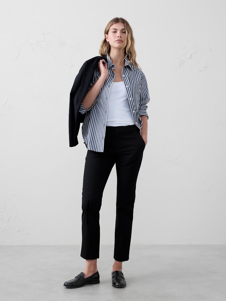 Ryan Curvy Stretch Twill Ankle Pant: $50