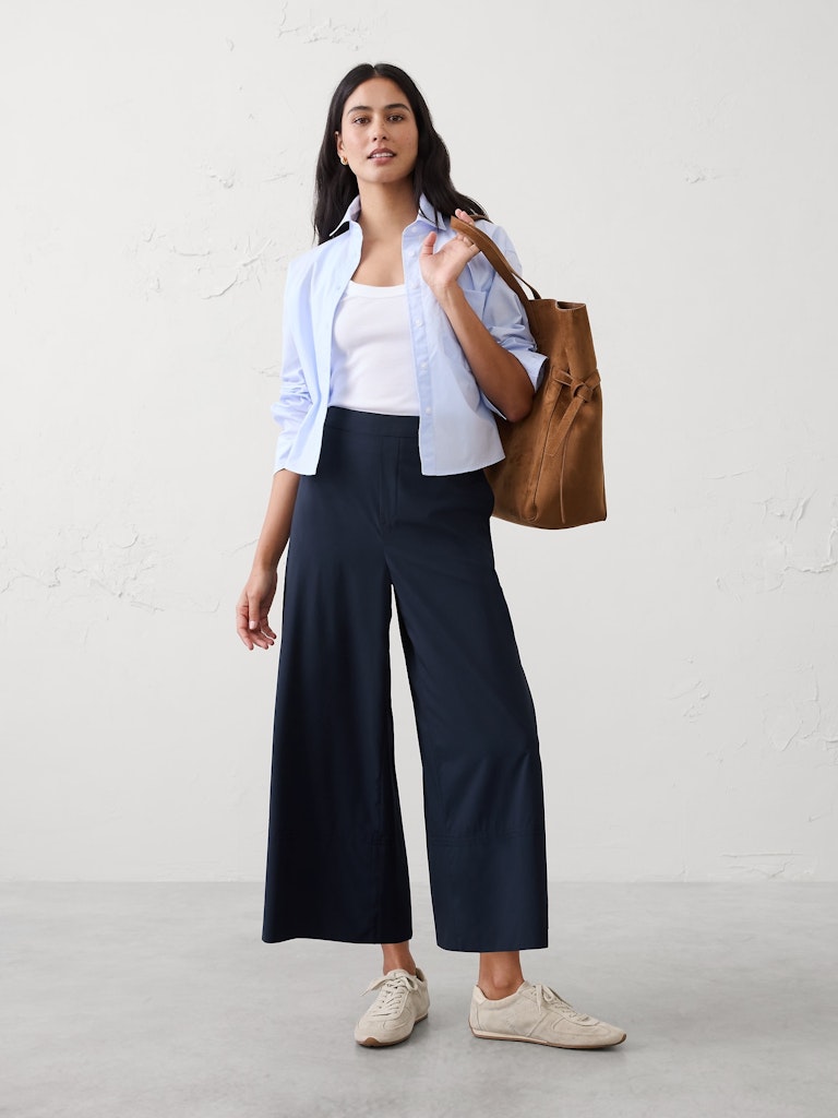 Anyday Wide-Leg High-Rise Airstretch Cropped Pants: $45 Anyday Wide-Leg High-Rise Airstretch Cropped Pants: $45