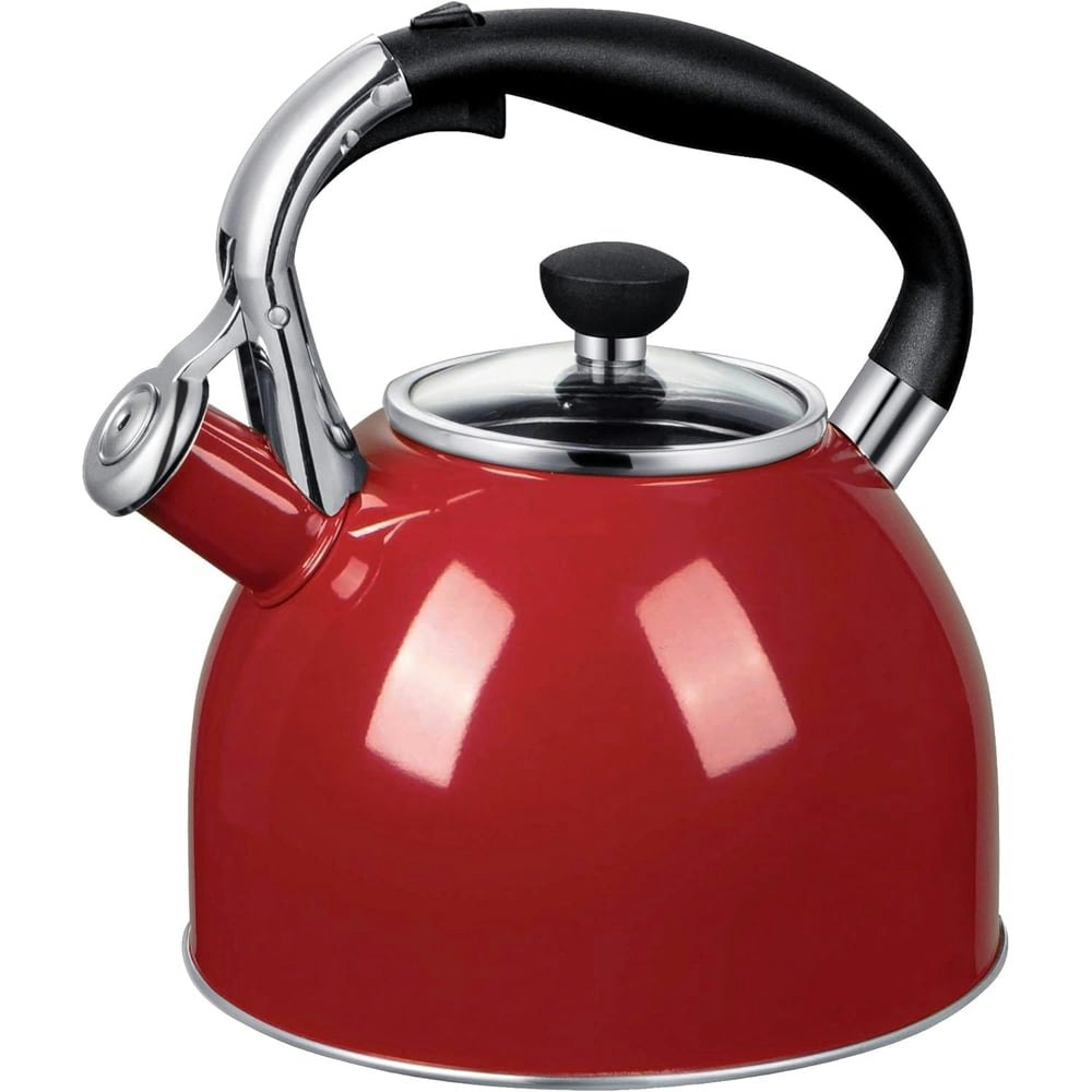 Rorence 2.5-Quart Stainless Steel Whistling Tea Kettle: $31.99