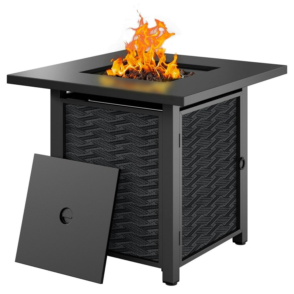 Walsunny 28-Inch 50,000 BTU Propane Fire Pit Table: $125.99