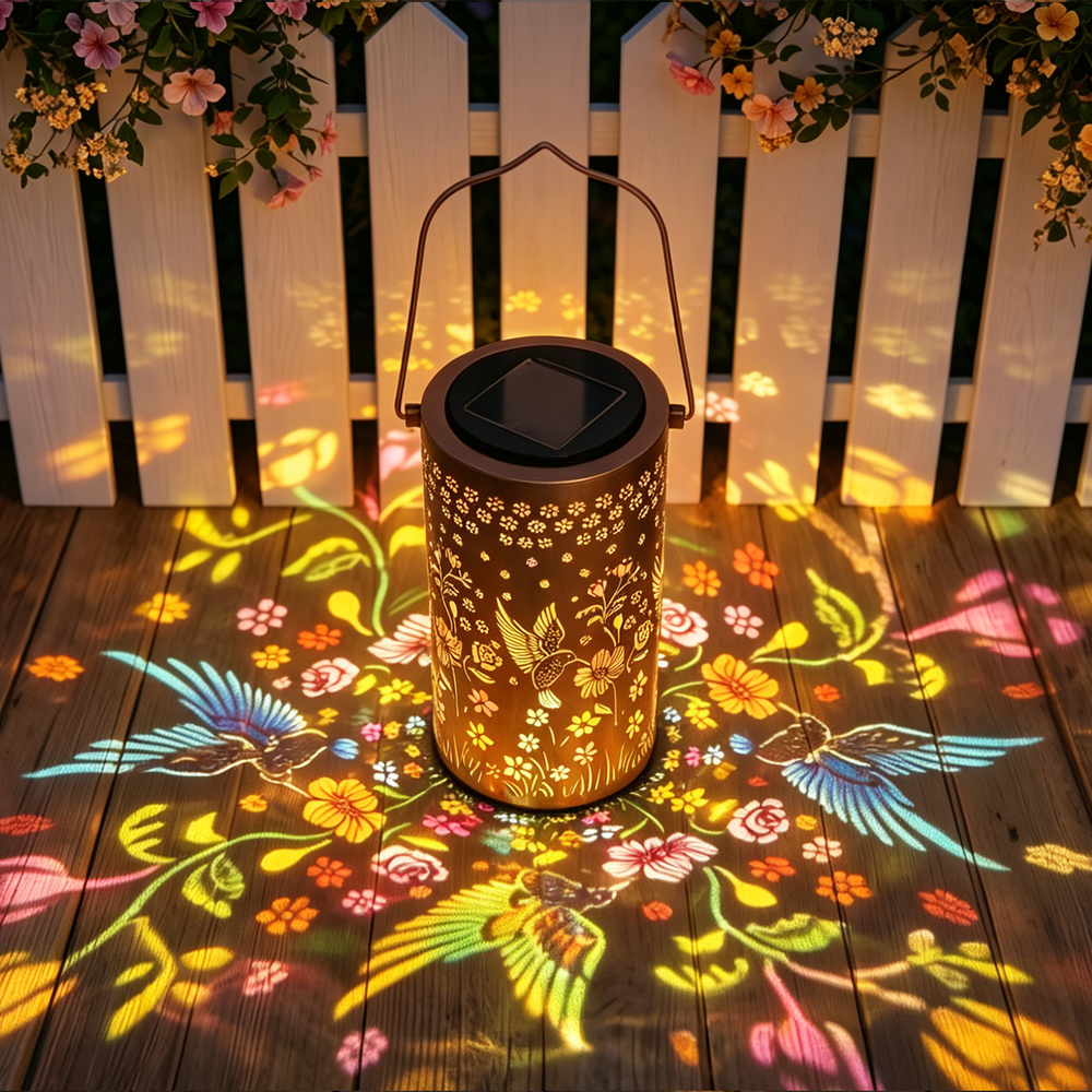 Hummingbird Solar Outdoor Hanging Lantern: $14.98 Hummingbird Solar Outdoor Hanging Lantern: $14.98