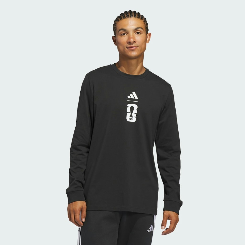 FIFA World Cup 26 Match Ball Graphic Long Sleeve T-Shirt: $40