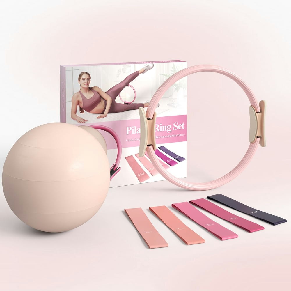 Syedee Pilates Ring 4-Piece Set: $22.99 Syedee Pilates Ring 4-Piece Set: $22.99