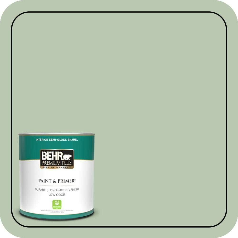 Behr Premium Plus 1-Quart Semi-Gloss Interior Paint and Primer: $20.48