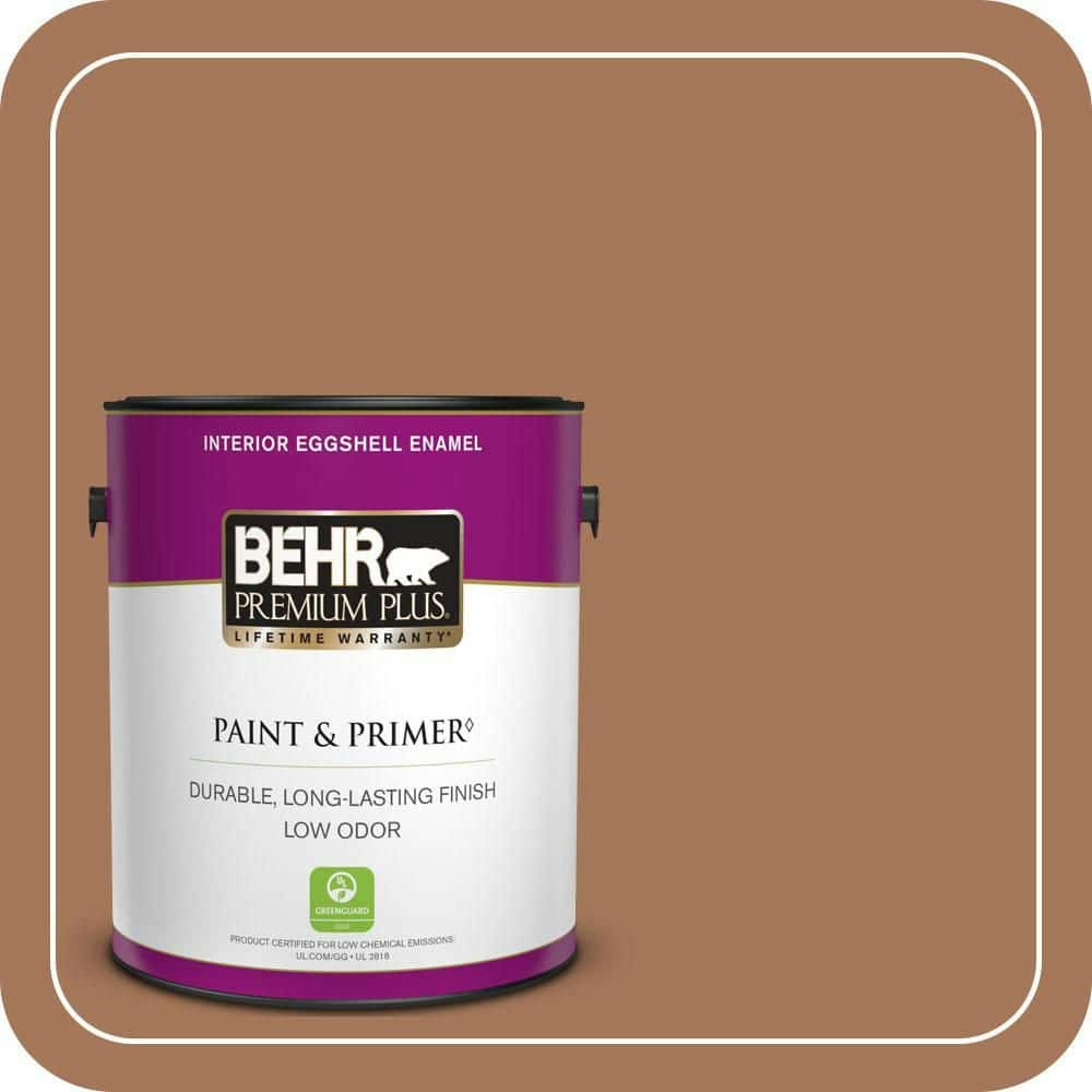 Toasted Chestnut Eggshell Enamel Interior Paint and Primer 1-Gallon: $37.98