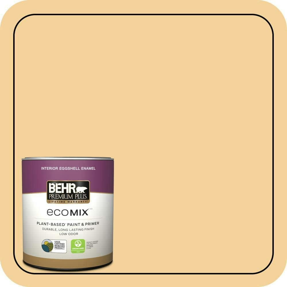 EcoMix Honey Butter Eggshell Interior Paint and Primer 1-Quart: $20.48 EcoMix Honey Butter Eggshell Interior Paint and Primer 1-Quart: $20.48