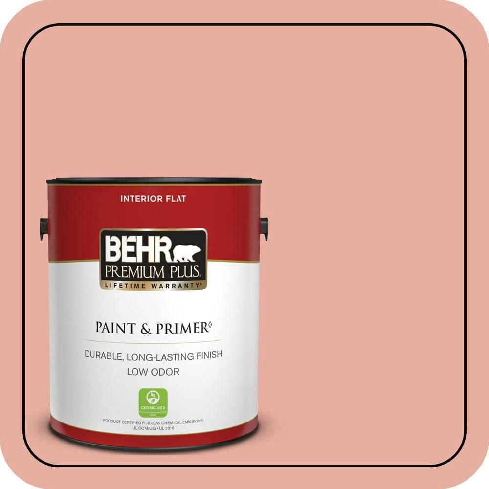 Behr Premium Plus 1-Gallon Rose Linen Interior Flat Paint and Primer: $34.98 Behr Premium Plus 1-Gallon Rose Linen Interior Flat Paint and Primer: $34.98