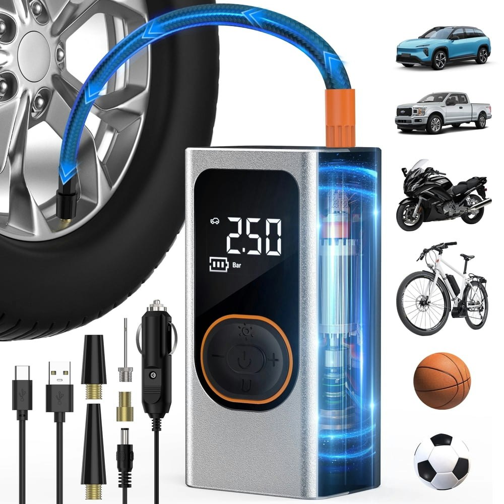Scootworks Cordless Portable Tire Inflator Air Compressor: $24.98 Scootworks Cordless Portable Tire Inflator Air Compressor: $24.98