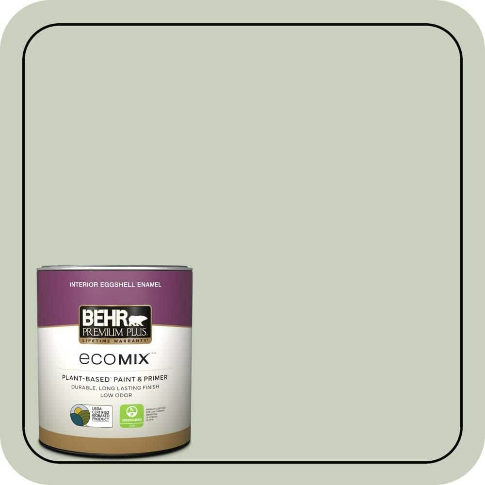 Terrace View Eggshell Enamel Plant-Based Interior Paint and Primer 1-Quart Can: $20.48 Terrace View Eggshell Enamel Plant-Based Interior Paint and Primer 1-Quart Can: $20.48