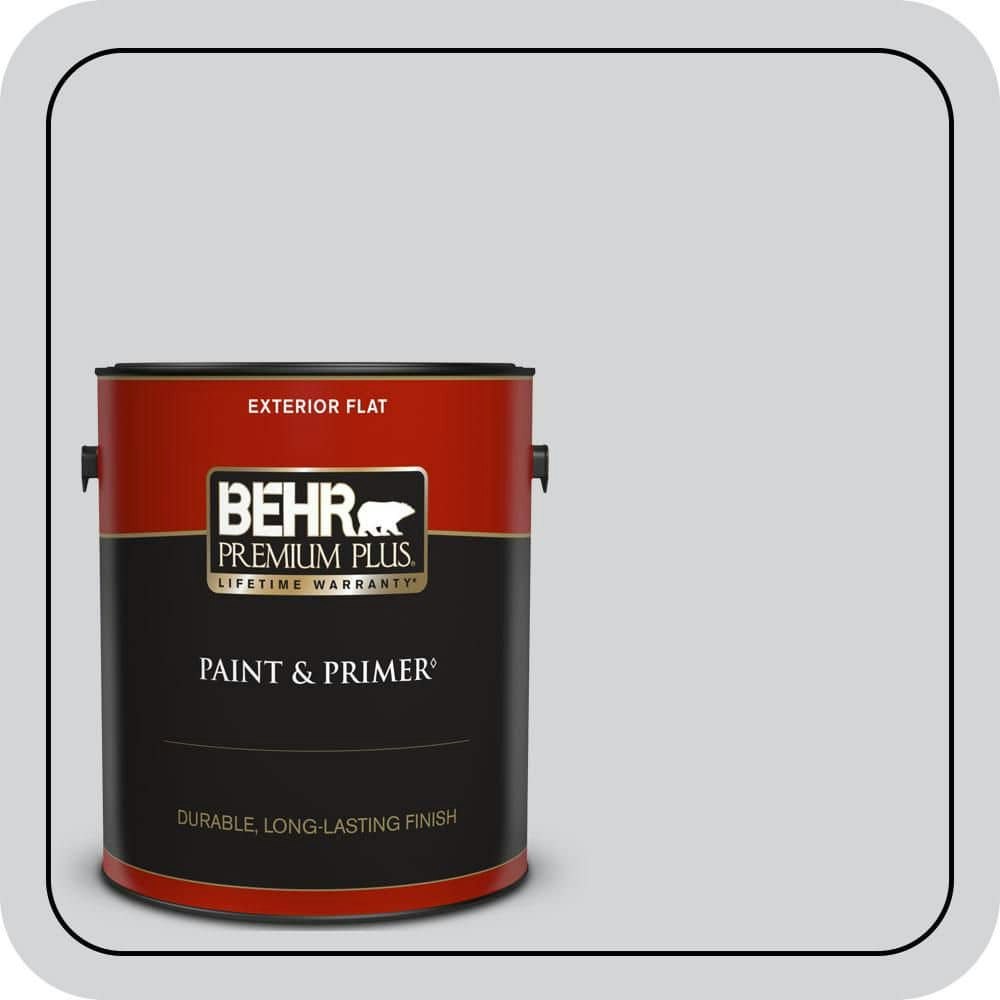 Behr #N550-1 Mirror Ball Exterior Flat Paint & Primer 1-Gallon: $47.98 Behr #N550-1 Mirror Ball Exterior Flat Paint & Primer 1-Gallon: $47.98