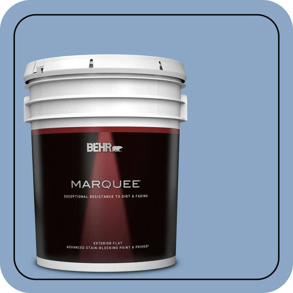 Behr Romantic Isle #590D-4 5-Gallon Flat Exterior Paint and Primer: $315 Behr Romantic Isle #590D-4 5-Gallon Flat Exterior Paint and Primer: $315