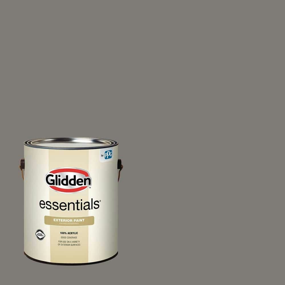 PPG Cool Charcoal Satin Exterior Paint 1-Gallon Can: $30.98