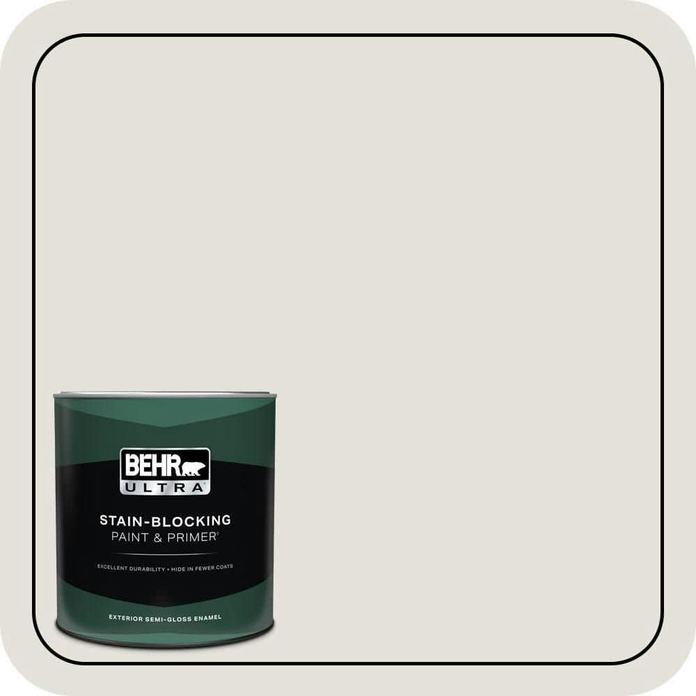 Behr Painters White Semi-Gloss Enamel Exterior Paint & Primer 1-Quart Can: $30.98 Behr Painters White Semi-Gloss Enamel Exterior Paint & Primer 1-Quart Can: $30.98