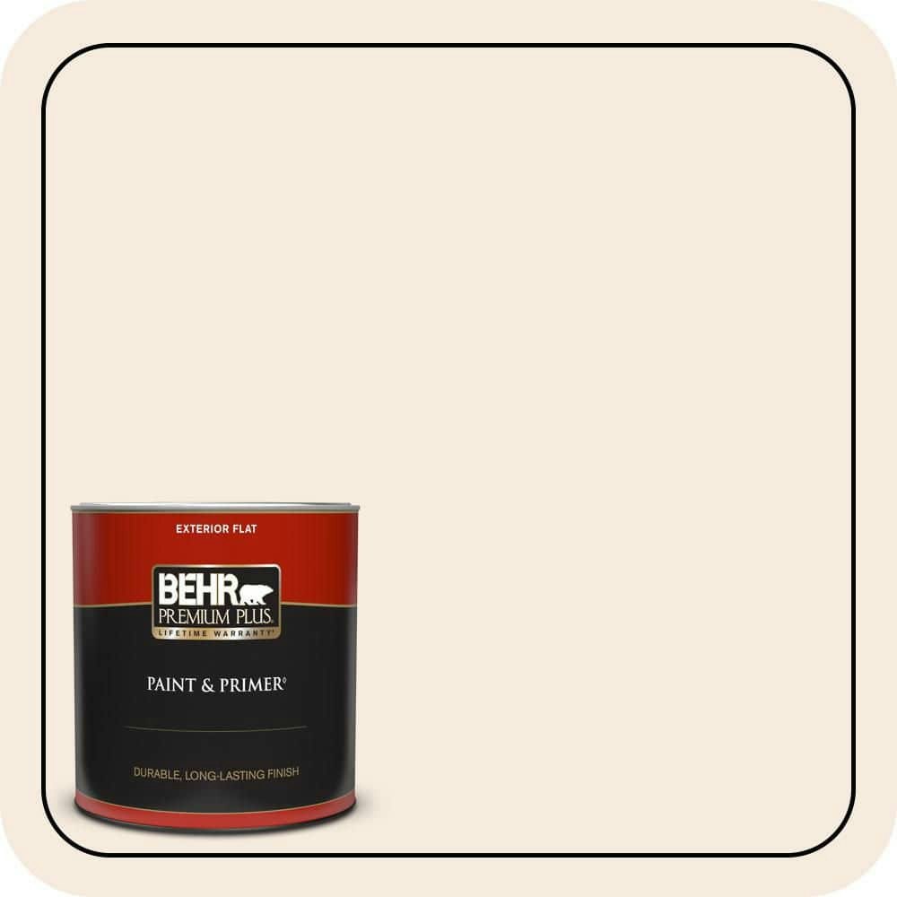 Soft Muslin Flat Exterior Paint & Primer 1-Quart: $23.98 Soft Muslin Flat Exterior Paint & Primer 1-Quart: $23.98