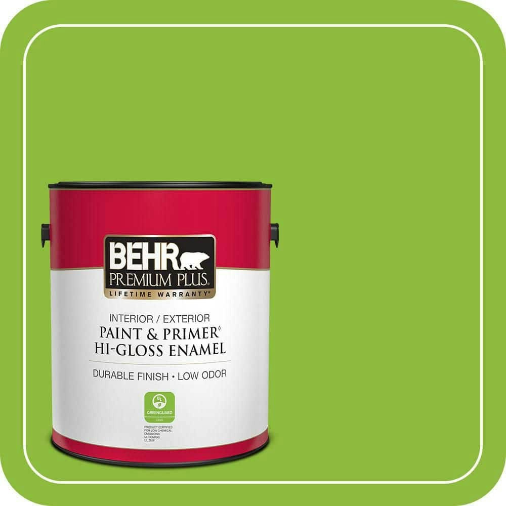 Limeade 1-Gallon Hi-Gloss Interior/Exterior Enamel Paint and Primer: $45.98 Limeade 1-Gallon Hi-Gloss Interior/Exterior Enamel Paint and Primer: $45.98