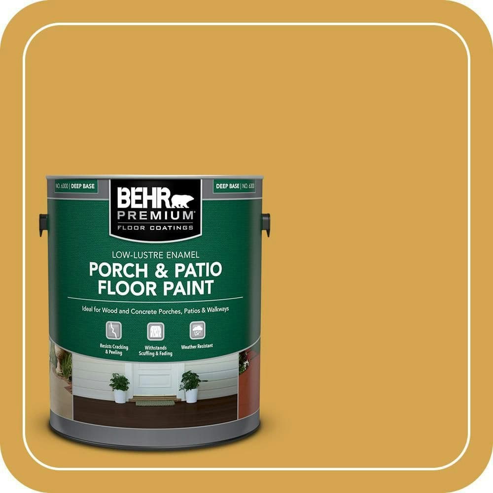 Behr Plantain Chips Low-Lustre Porch and Patio Floor Paint 1-Gallon: $39.98