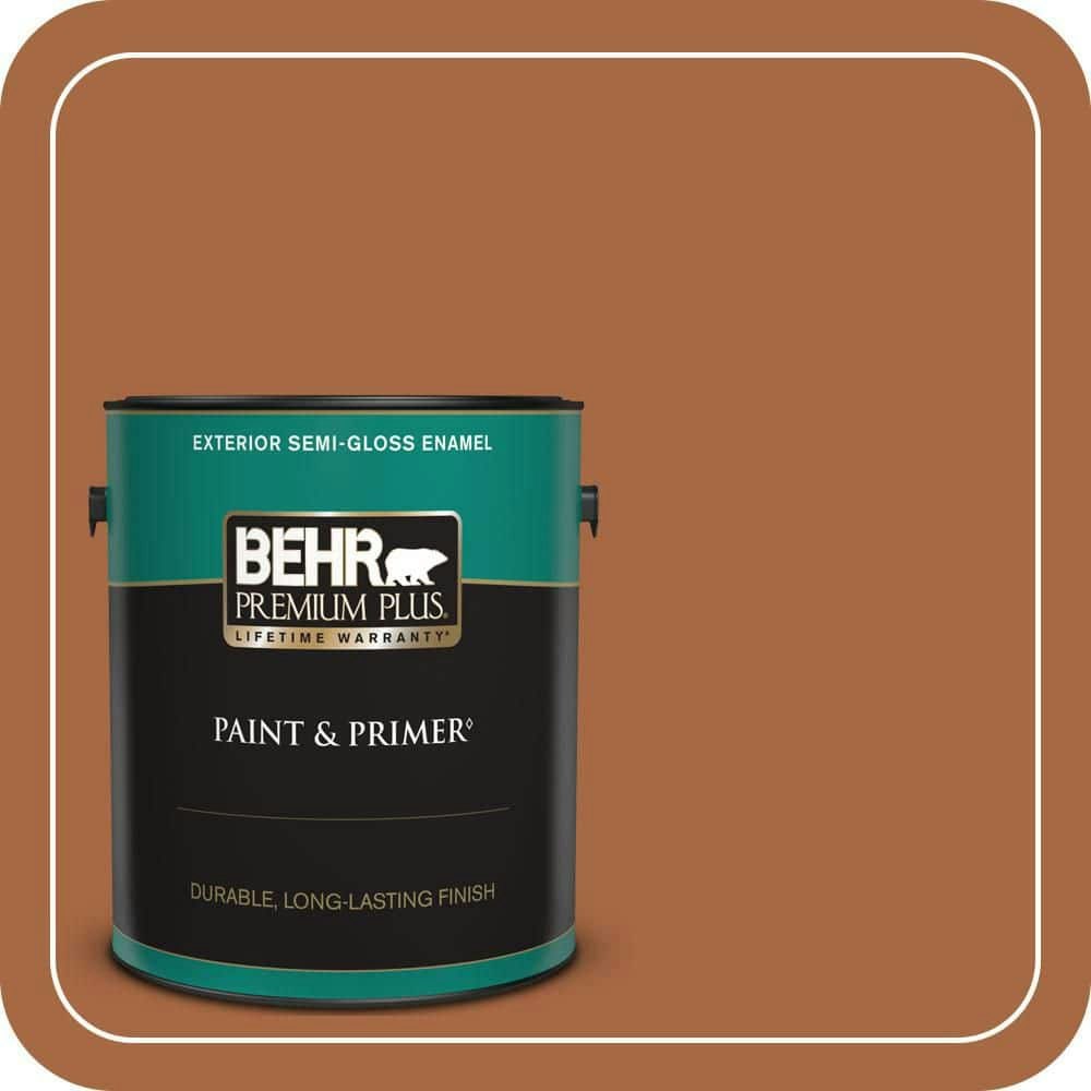 Behr Maple Glaze Semi-Gloss Exterior Paint & Primer 1-Gallon: $51.98 Behr Maple Glaze Semi-Gloss Exterior Paint & Primer 1-Gallon: $51.98