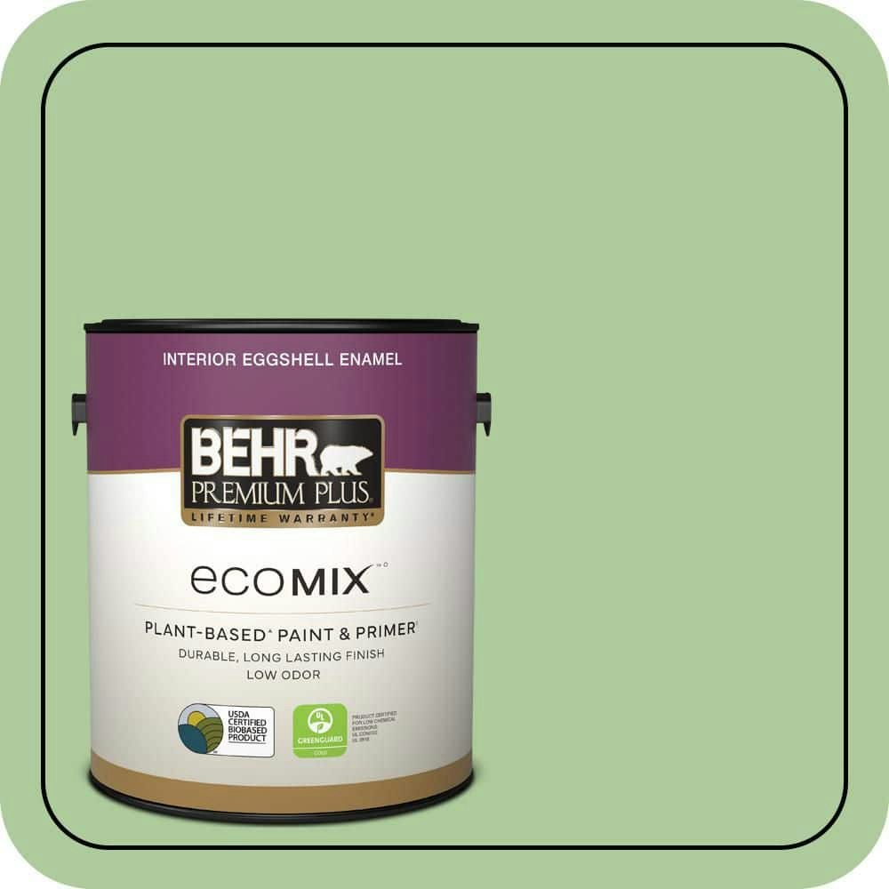 Behr Desert Cactus Eggshell Enamel Interior Paint & Primer 1-Gallon: $41.98 Behr Desert Cactus Eggshell Enamel Interior Paint & Primer 1-Gallon: $41.98